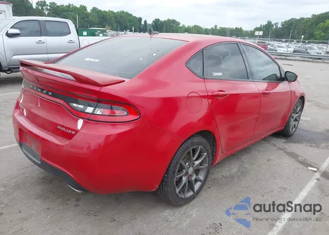 2013 Dodge Dart Rallye из США, поврежденный, VIN 1C3CDFBA0DD142121